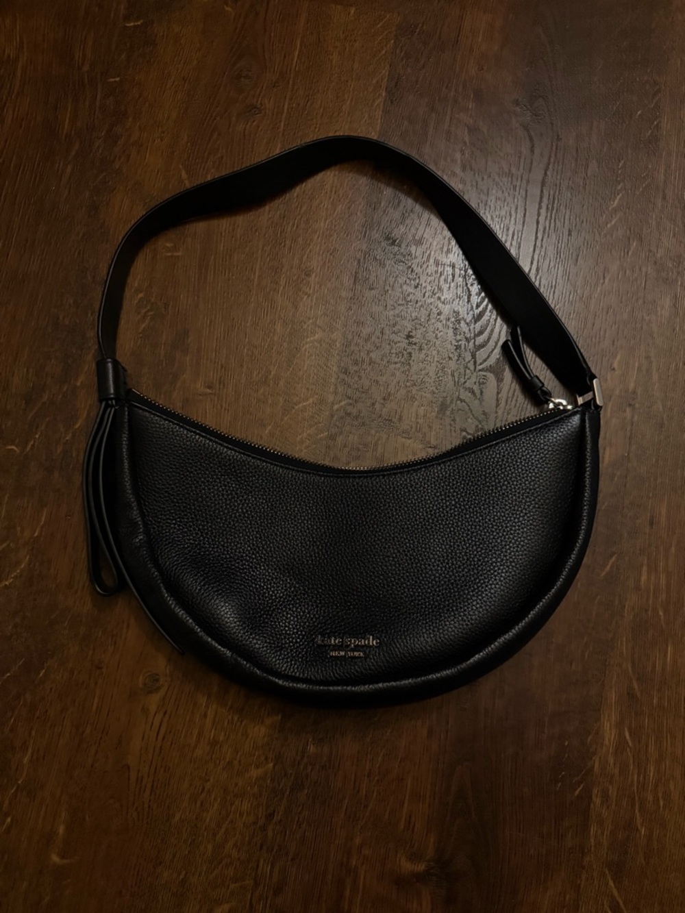 kate spade Black Crescent Shoulder Bag